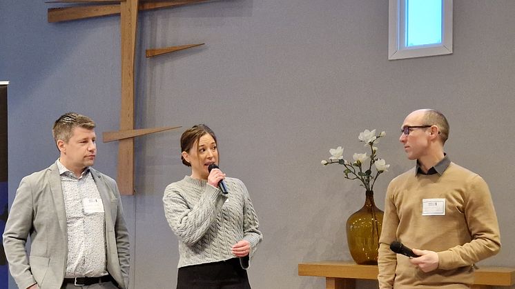 Sebastian Sandsten, Annika Sandberg och Henrik Bucht FOTO Staffan Lundberg