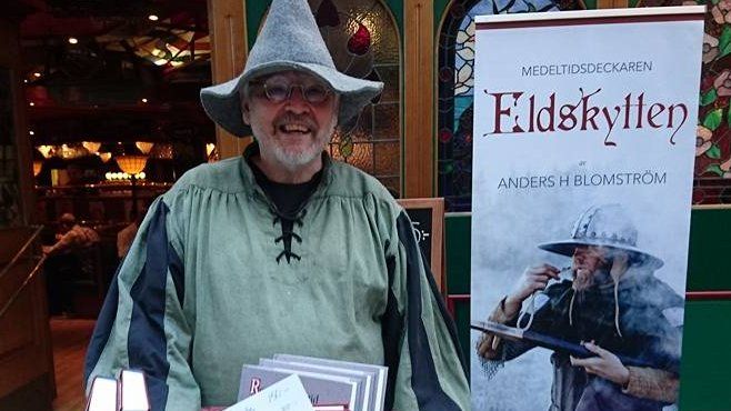 Anders Blomström, författare till Eldskytten, nyss utgiven som ljudbok av Whip Media.