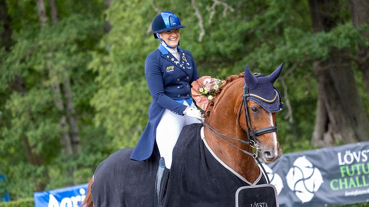 Cecilia Bergåkra och IZack, foto Roland Thunholm