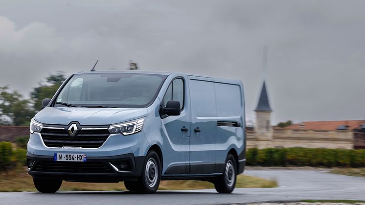 Renault Trafic E-tech Electric kompletterar företagets elektriska transportbilar