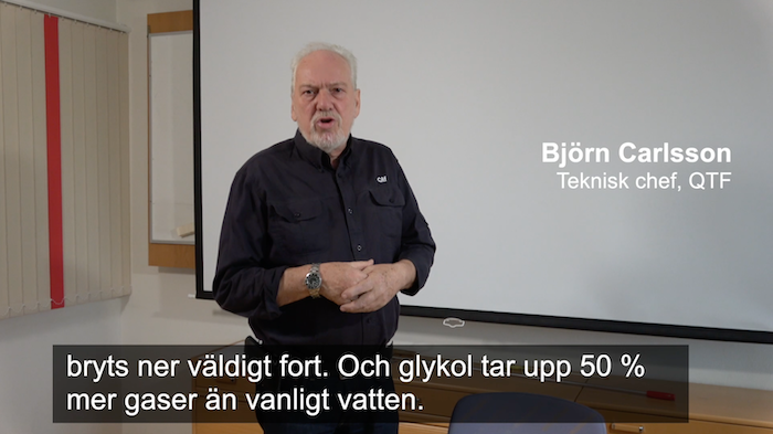 I videon nedan berättar Björn Carlsson hur syre bryter ner glykoler