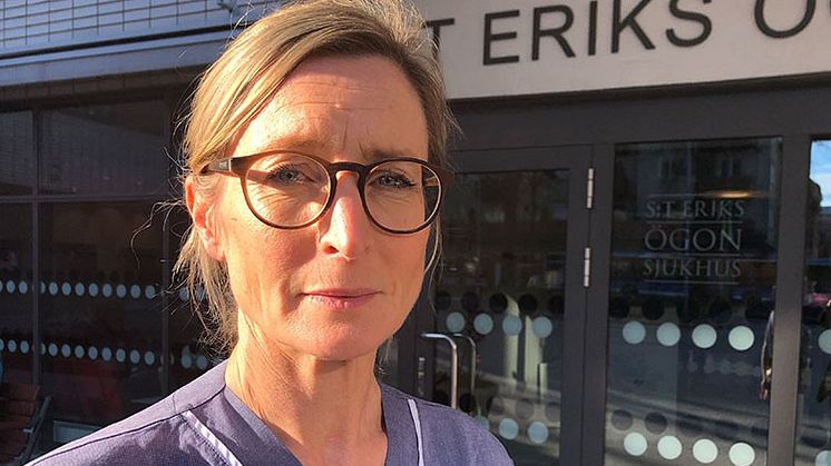 Emma Nivenius, biträdande överläkare vid S:t Eriks Ögonsjukhus
