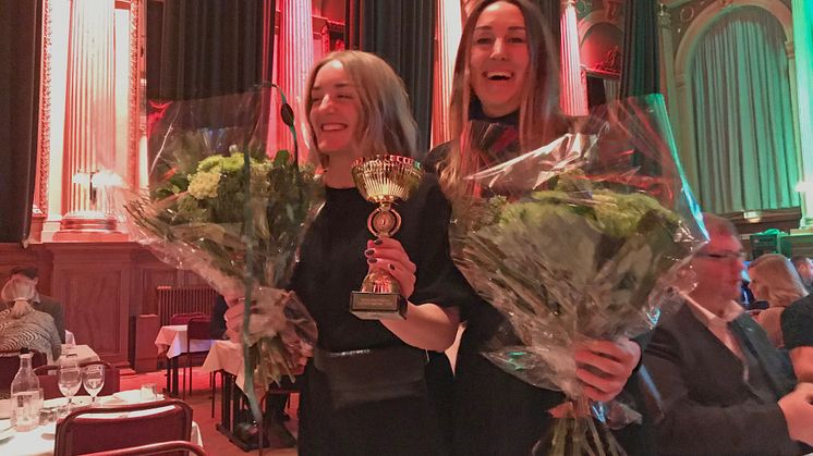 Louise Larsson och Pauline Hansson från Älvstranden Utveckling på Upphandlingsdagarna 2020