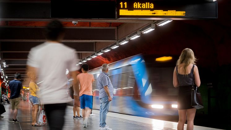 SL har intervjuat ett 70-tal unga mellan 12 och 18 år om hur de reser med kollektivtrafiken. Foto: Gustav Kaiser/SL