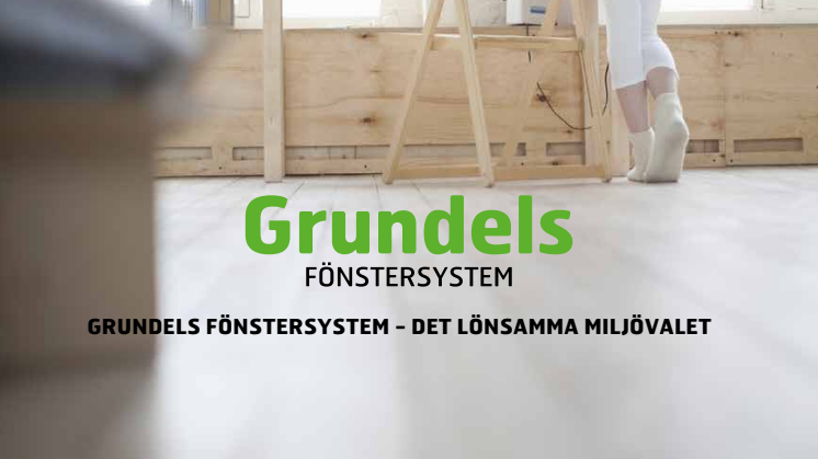 Grundels Fönstersystem - Broschyr
