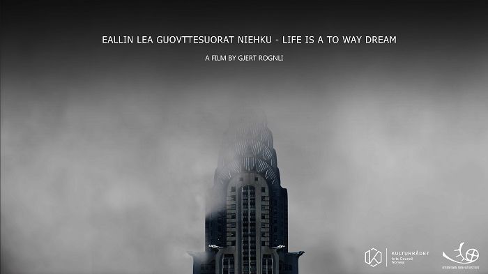 En av de fem konstnärerna i vårens videogudprogram är Gjert Rognli som har skapat videoverket Eallin lea guovttesuorat niehku – Life is a two way dream.