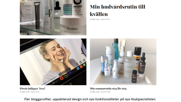 Hudspecialisten - Sveriges största bloggportal för hudvård