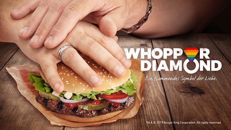 BURGER KING® feiert Liebe und Diversity mit dem Whopper Diamond 