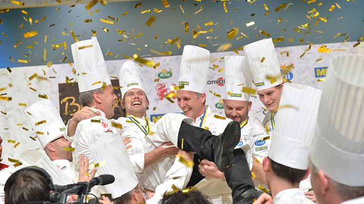 Tommy Myllymäki, guldmedaljör i Bocuse d'Or Europe 2014