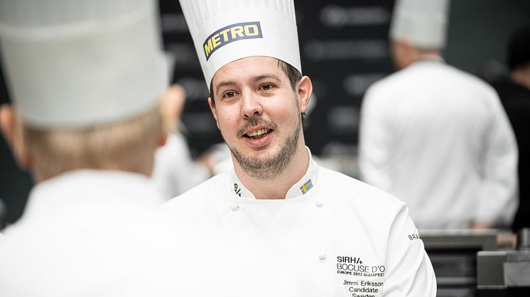 Jimmi Eriksson inför start i Bocuse d'Or Europe