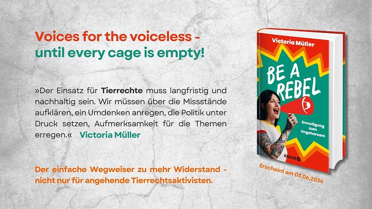 Mit Megaphon und Mitgefühl: Victoria Müllers Einsatz für den Tierschutz und ihr Kampf für eine gerechte Welt