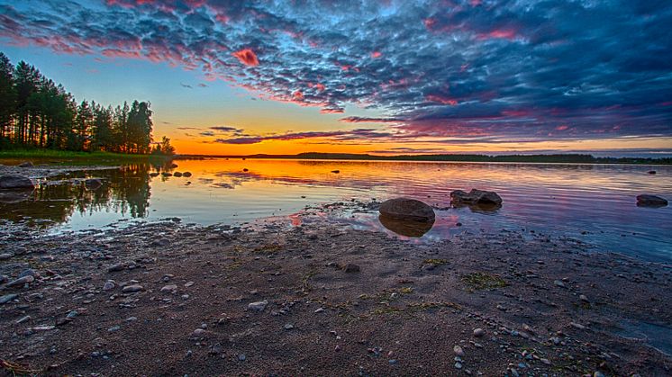 Svensbyfjärden och dess tillrinningsområde föreslås bli ett vattenskyddsområde för att säkra tillgången till dricksvatten - idag och i framtiden. Foto: Magnus Johansson