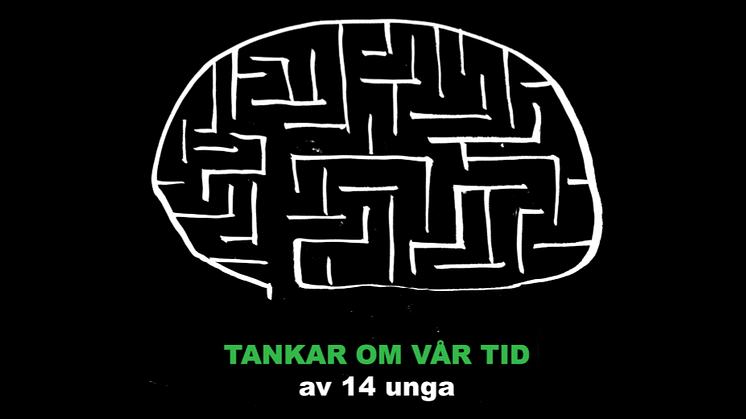 Omslagsbild, Tankar om vår tid. Illustratör Johan Unenge