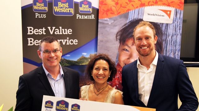 Best Western donerar 200 000 kr till organisationen World Vision i Australien