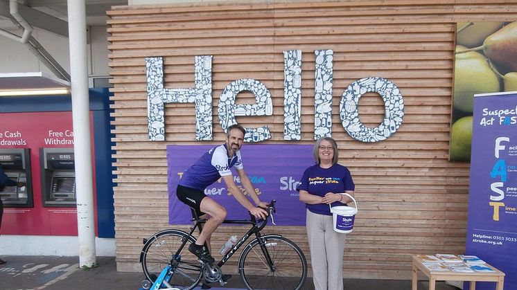 Greet man goes the extra mile for the Stroke Association