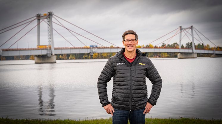 Stig Engström, Engcons grundlægger og ejer, i Strömsundsbron, Sverige