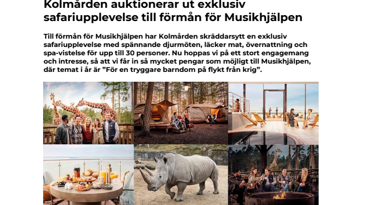 Musikhjälpen_Kolmården auktionerar ut exklusiv safariupplevelse till förmån för Musikhjälpen.pdf
