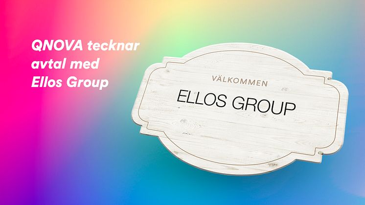 QNOVA tecknar avtal med Ellos Group