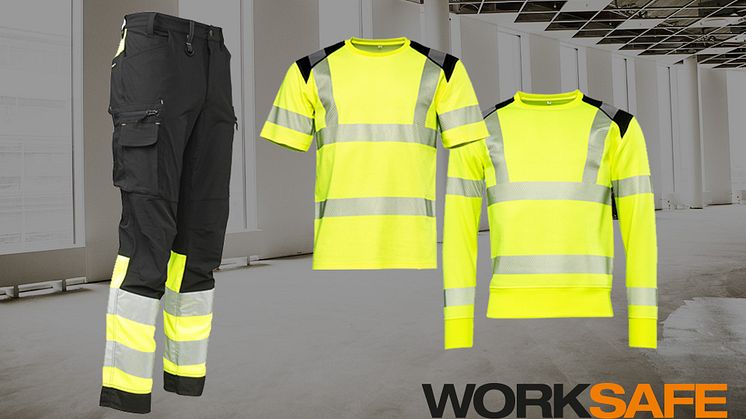 Följsam och tuff design på Hi-Vis nyheter från Worksafe