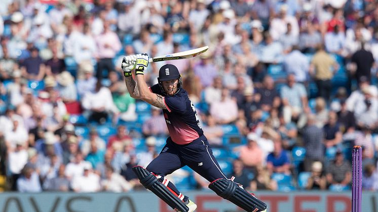 Ben Stokes in action for England