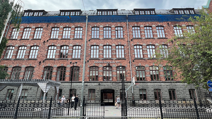 Fasadgruppen får uppdrag att genomföra exteriörrenovering av Katarina Norra Skola i Stockholm