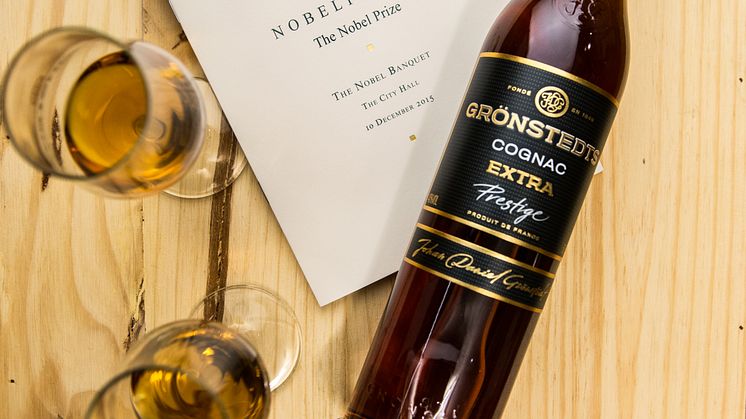 Grönstedts Extra på Nobelbanketten – den folkkära cognacen stod för det lilla extra!