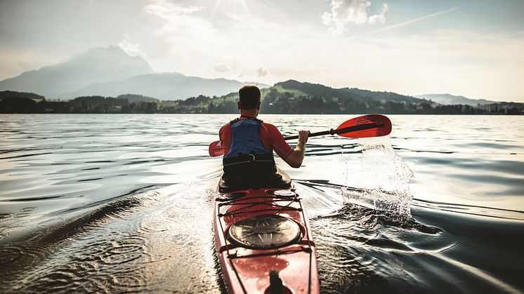 Mit dem Kajak auf dem Vierwaldstättersee