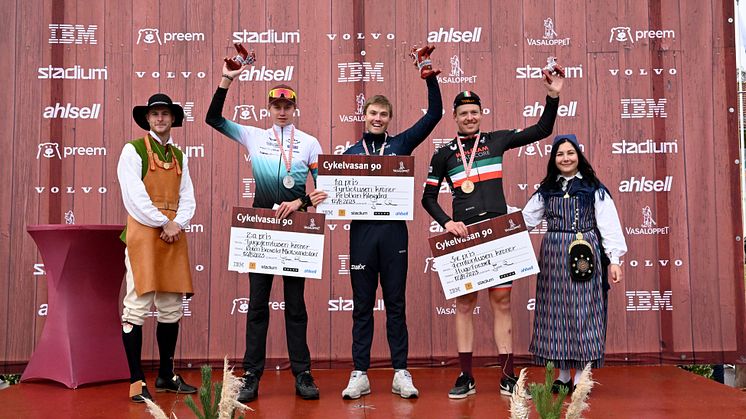 Cykelvasan 90 2023 Prize Ceremony podium men