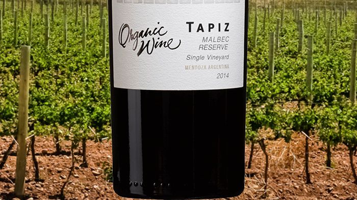 Tapiz Organic Reserve Malbec prissänks från 159 till 139 kr from 1 mars