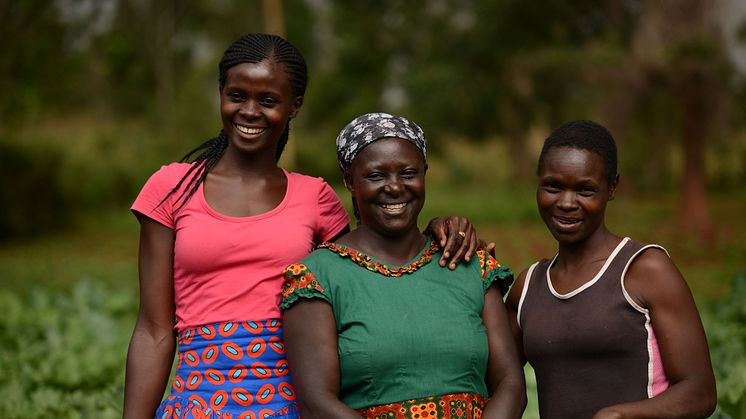 Margaret Muchanga med familj