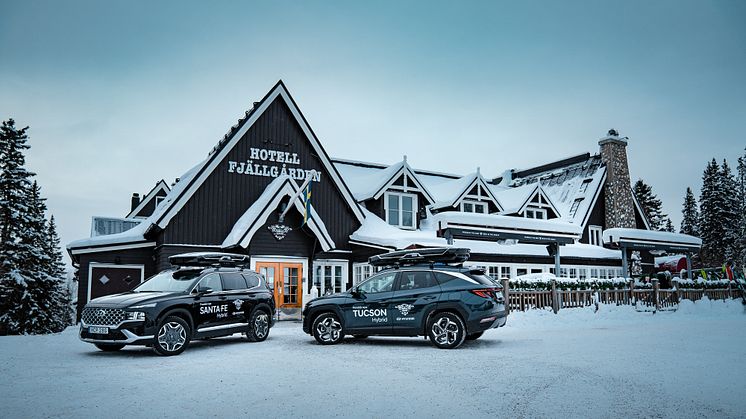 Hyundai erbjuder fria lånebilar till Hotell Fjällgårdens gäster i Åre