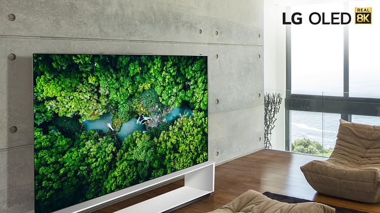 LG presenterer nye TV-modeller med ekte 8K og neste generasjons AI-prosessor under CES 2020