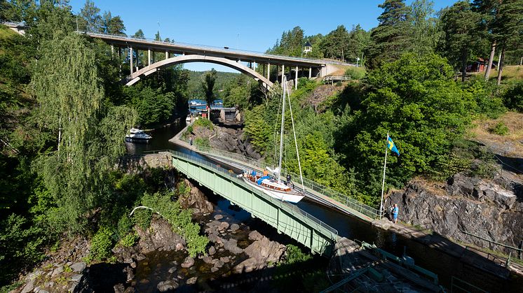 Dalslands kanal, Håverud. Foto Sven Olof Ahlberg