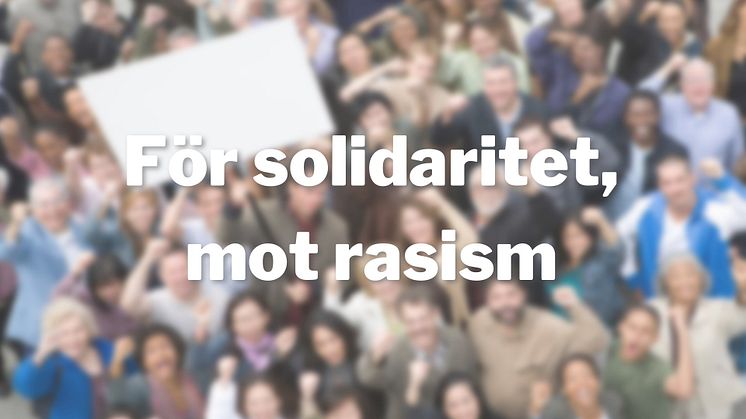 Demonstration "Stockholm mot rasism" 17 september 2022