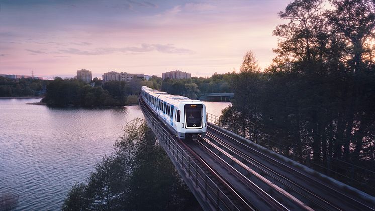 Allt fler C30-tåg kör i tunnelbanan. Just nu är 63 vagnar i trafik.