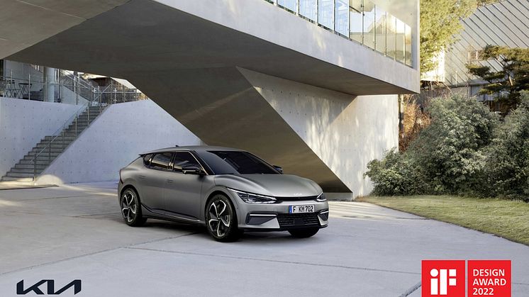 Kia EV6 spillede en central rolle i alle fire af Kias sejre ved iF Design Awards 2022