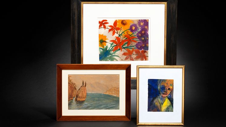 Auktionens tre værker af Emil Nolde