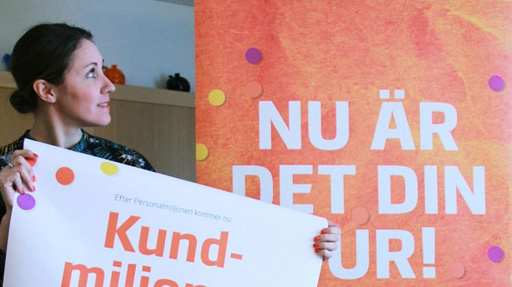  Sparbanken Nord lanserar Kundmiljonen, pengar som ska delas ut till föreningar och organisationer baserat på vad som ligger kunderna varmt om hjärtat.  Anna Boström, marknadschef, hoppas på många förslag.