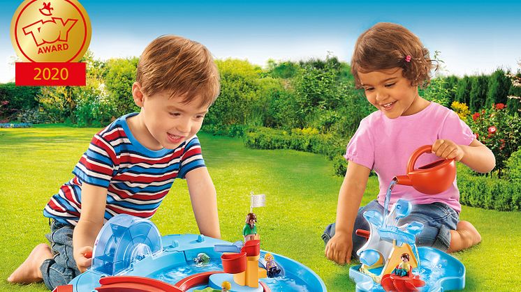 Mit dem ToyAward 2020 ausgezeichnet: Die neue Wasserspielwelt von PLAYMOBIL 1.2.3 AQUA