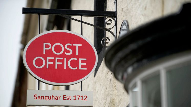 New Postmaster takes over at oldest Post Office in the world, Sanquhar Scotland