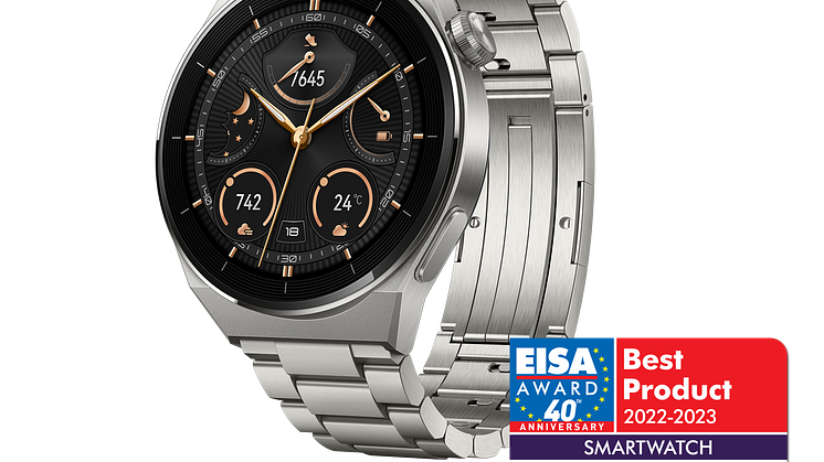 Huawei Watch GT 3 Pro Wins EISA’s Best Smartwatch Product for 2022-2023 Award