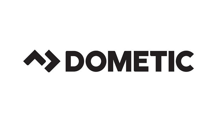 The new Dometic logo reflects the company's new unified brand positioning