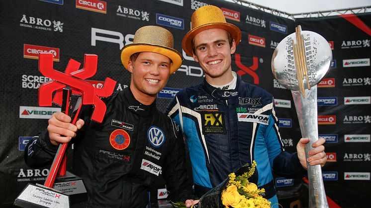 Bryntesson och Nilsson erövrade RallyX Nordic-guld i Strängnäs