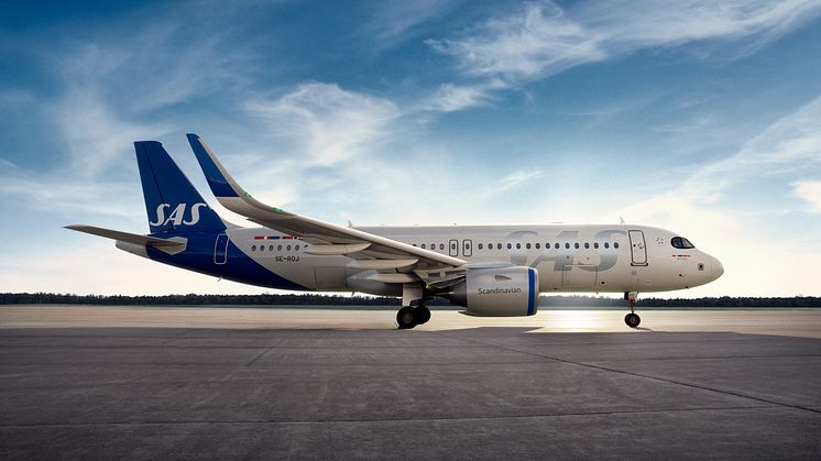 SAS nya linje till Agadir från Arlanda flygs med bränsleeffektiva Airbus 320neo. Foto: SAS 