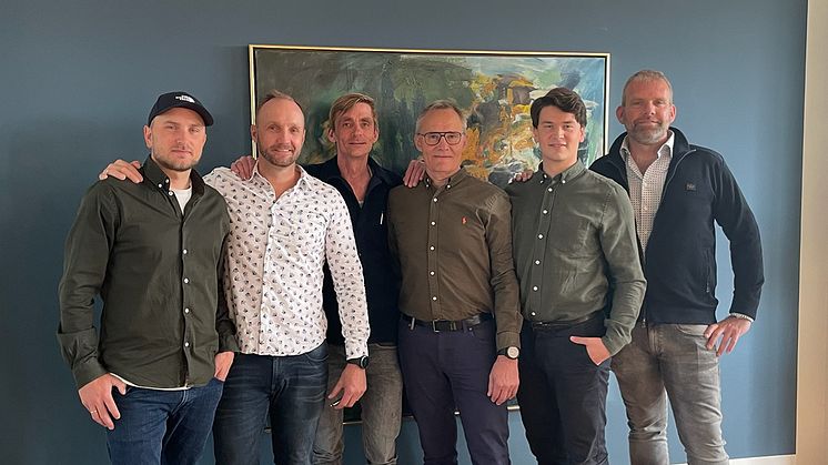 Casper Borgen Larsen, Kenneth Busch-Hansen,  Christopher Blak, Niels Johansen, Martin Jacobsson, Peter Andersen (foto: BYENS arkiv)