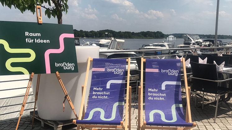 Bei bestem Wetter heute erfolgte die Präsentation der neuen Tourismusstrategie und weiterentwickelten Tourismusmarke Brandenburgs. Foto: TMB-Fotoarchiv/Birgit Kunkel.