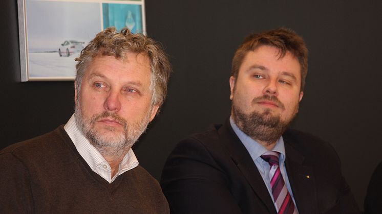 Peter Eriksson (MP) och Jonas Lundström, Northland Resources