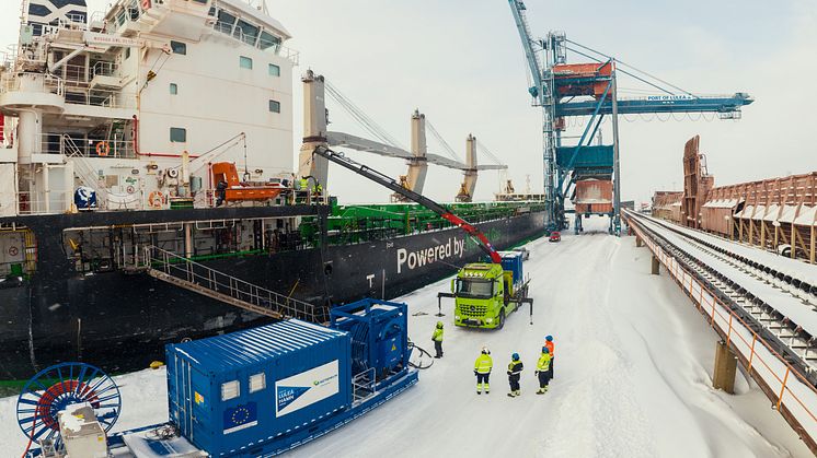 Luleå Hamn halverar koldioxidutsläpp i framgångsrikt samarbete