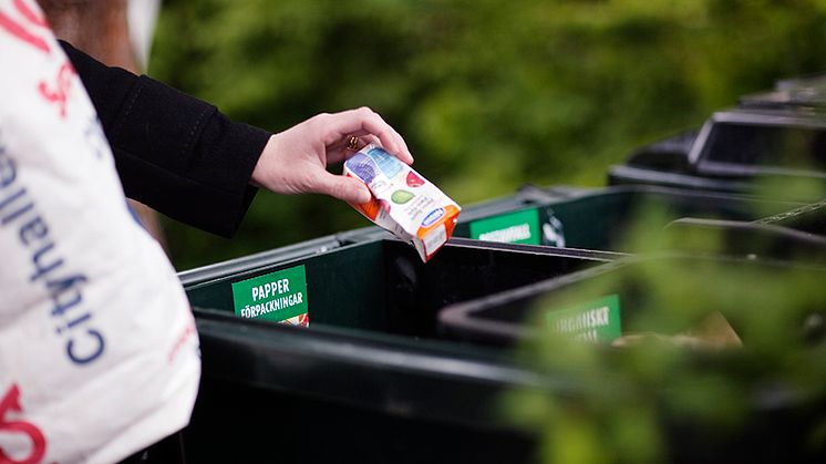 Helsingborgarna bäst på plaståtervinning bland landets 10 största kommuner