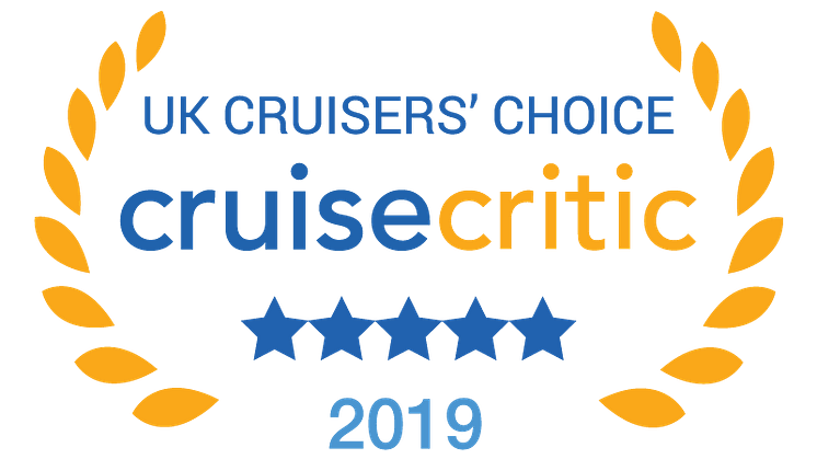 Fred. Olsen’s flagship 'Balmoral' named ‘Best Mid-Sized Cruise Ship’ and ‘Best for Dining’ in Cruise Critic’s ‘2019 UK Cruisers’ Choice Awards’ 